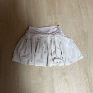 Aerie White Skater Skirt